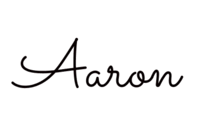 Aarons signature